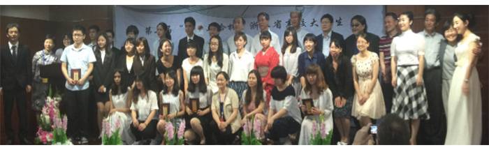 “海洋之神杯”浙江省大学生日语演讲比赛—日本流行歌曲进行的中日国际文化交流