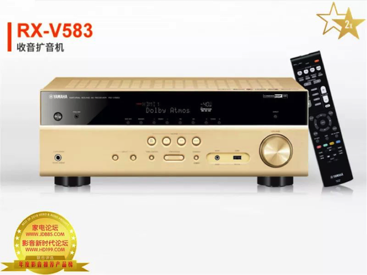 获奖信息：家电论坛与HD199论坛联手打造：2017-2018年度影音推荐产品奖