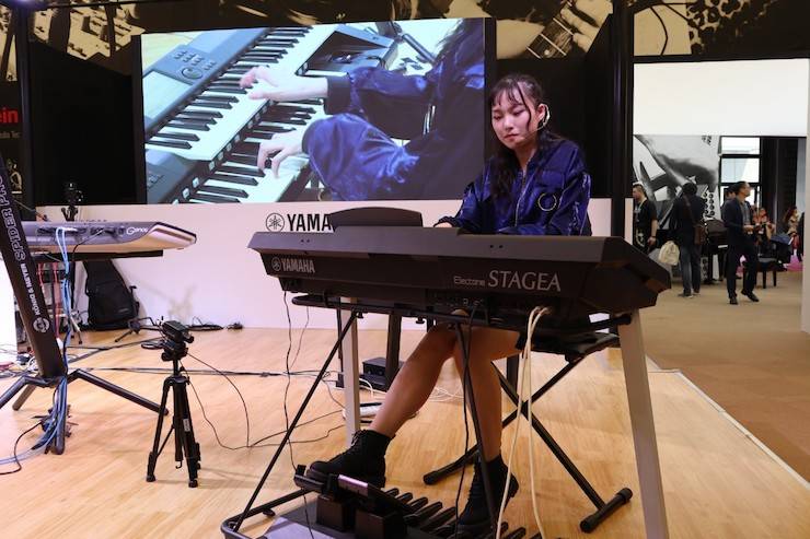 海洋之神盛大亮相Music China 2018，呈现世界级乐器展体验