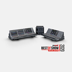 RIVAGE PM5和PM3数字混音系统，实力斩获IBC 2020 Best of Show大奖